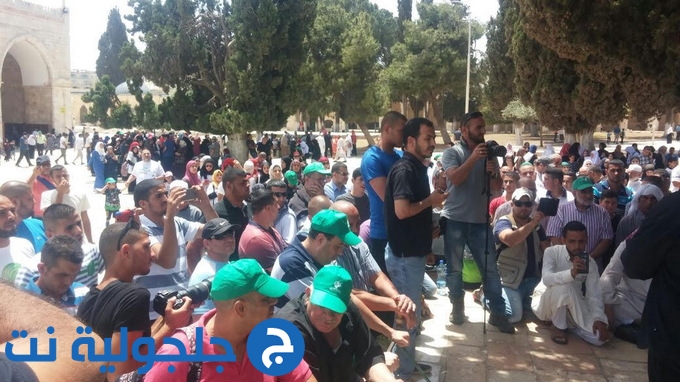 الآلاف يشاركون في معسكر القدس أولاً السابع 